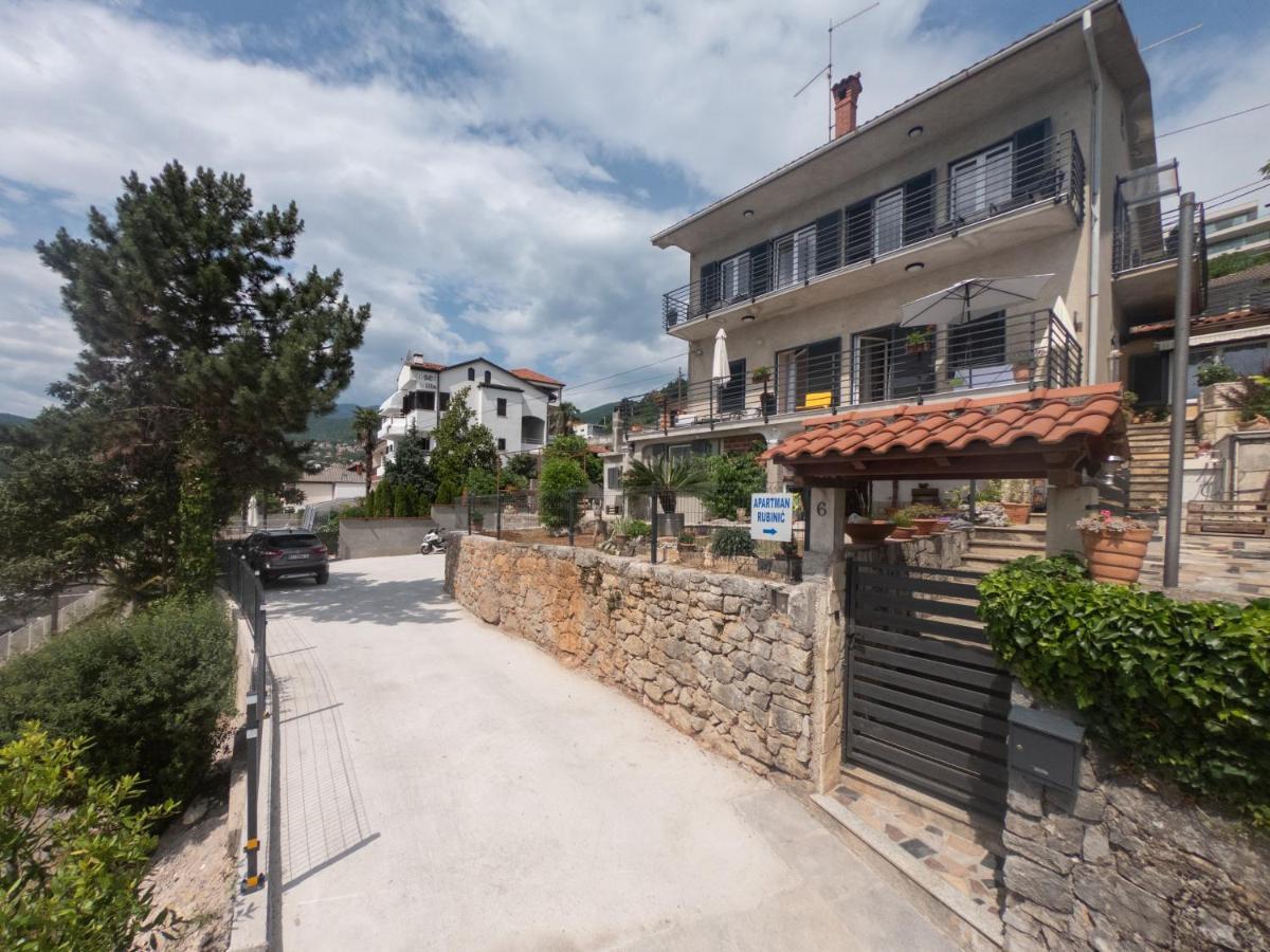 Apartman Rubinic Ičići Exterior foto